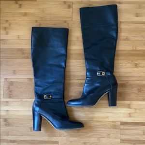 Authentic Fendi Zipper Leather Boots